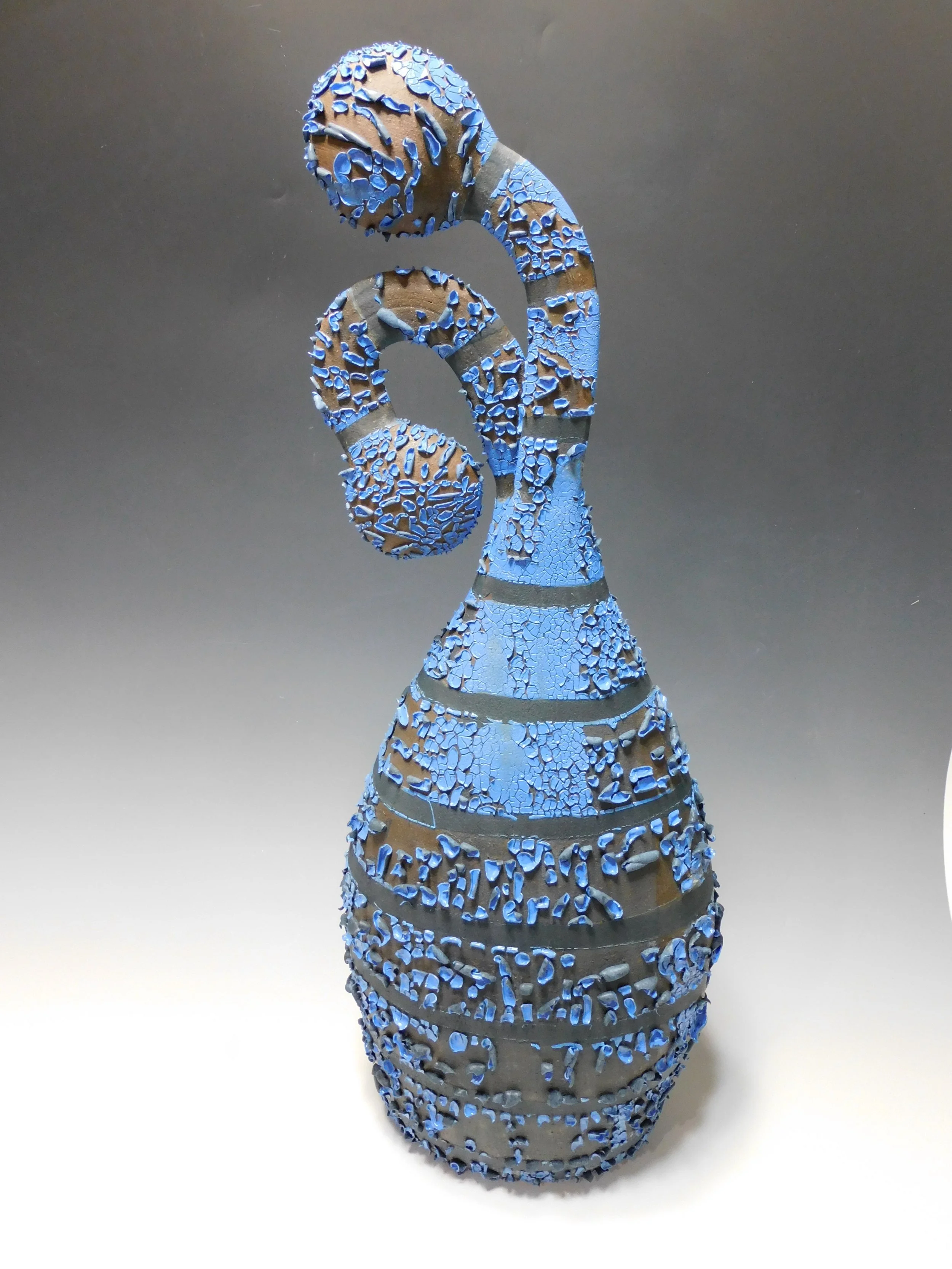 Blue and Black Two-Stemmed