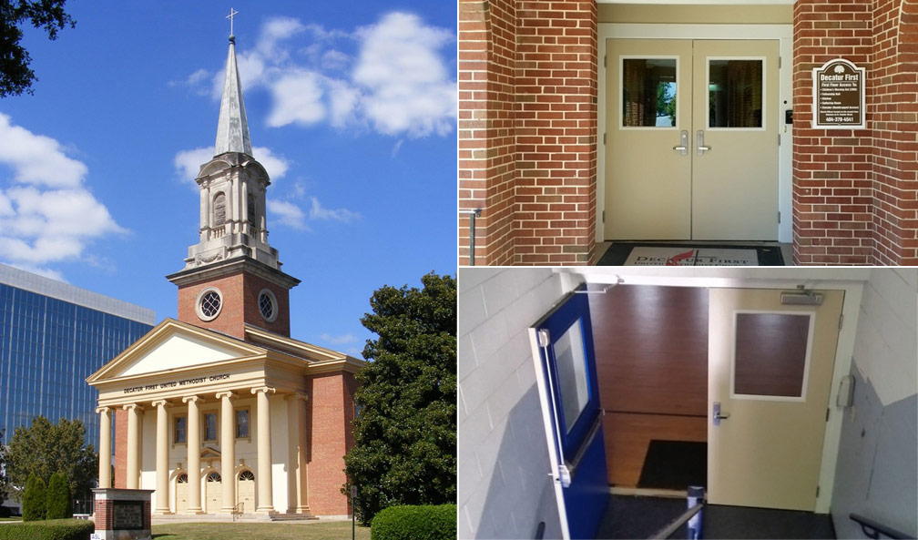 Decatur First Methodist Church Door Replacement