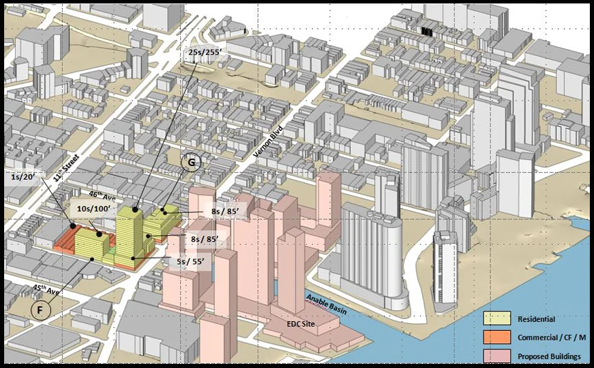Vernon Blvd: Mixed-Use Redevelopment and Rezoning