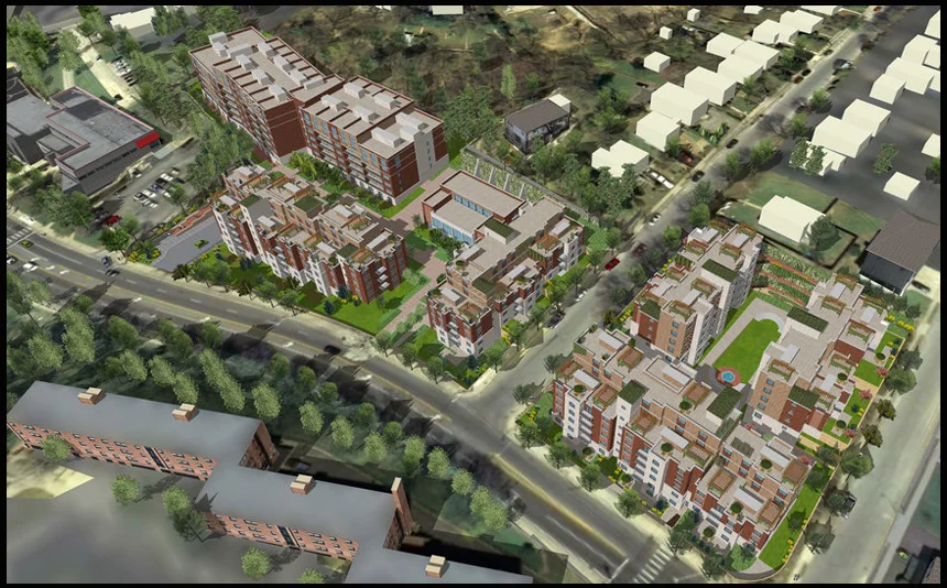 Glen Cove: 3-D Real time Model of Proposed Mixed-use Development