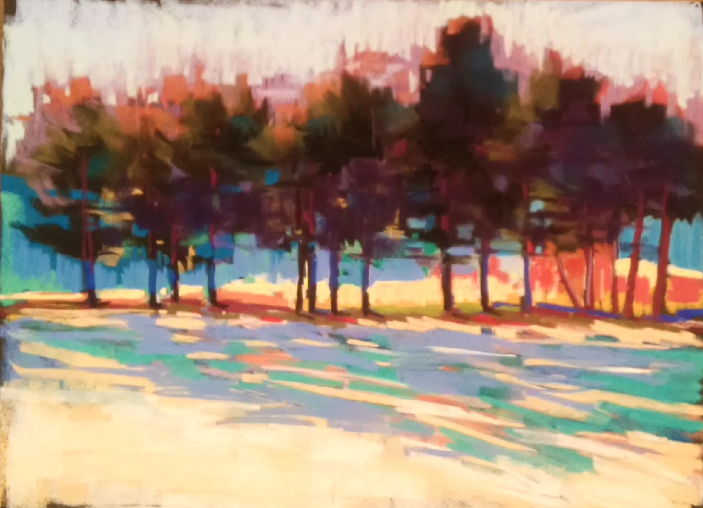 Snowy Pines LaCarte 19x25 SOLD
