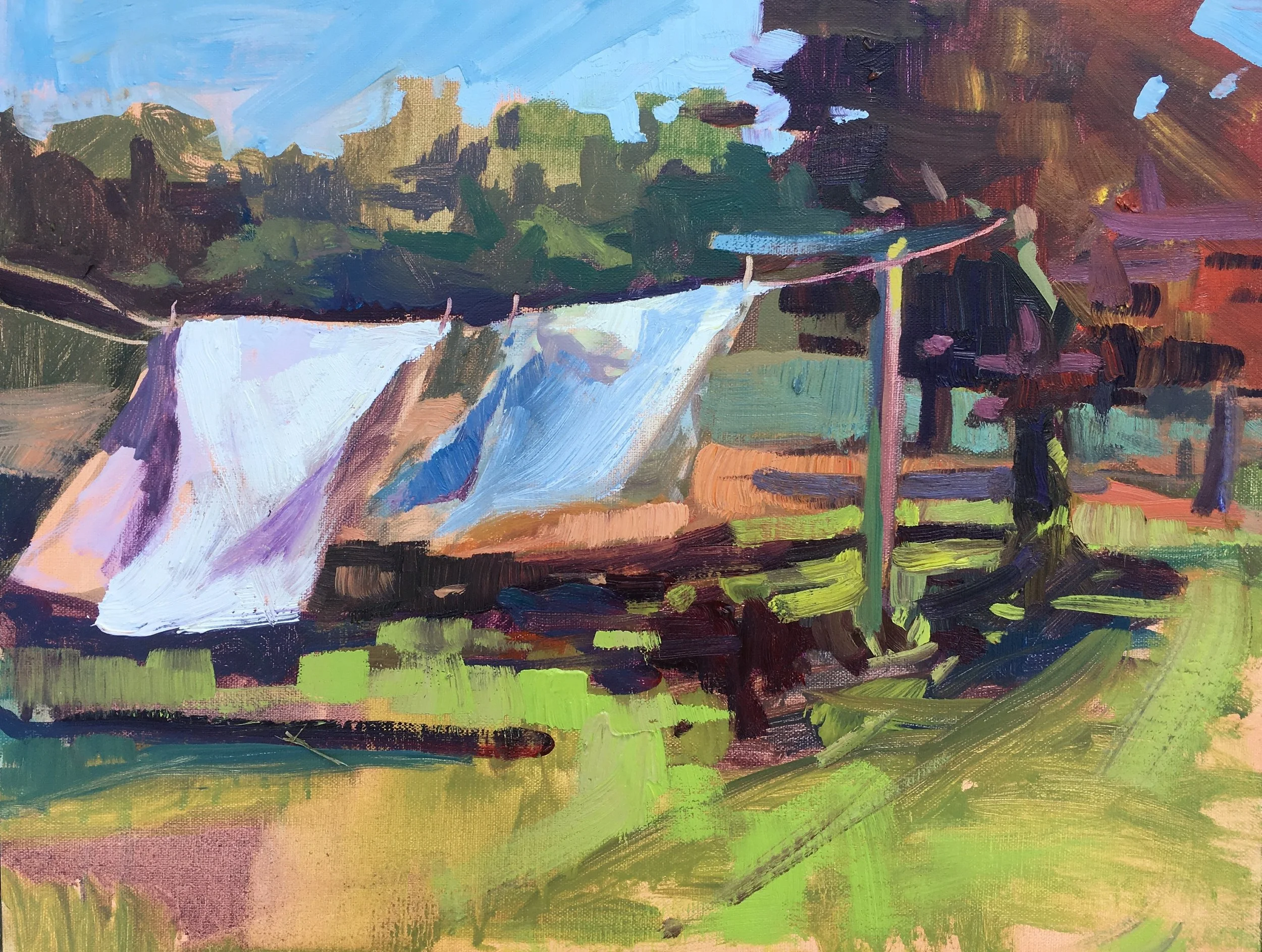 Chestertown Plein air 2017 SOLD