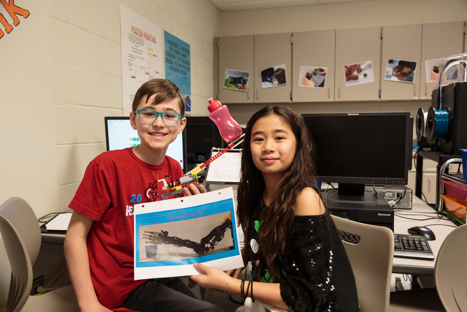 Based on the performance of the prototype, the group is planning to add a stronger motor and make changes to measurements as they develop a market-ready version.