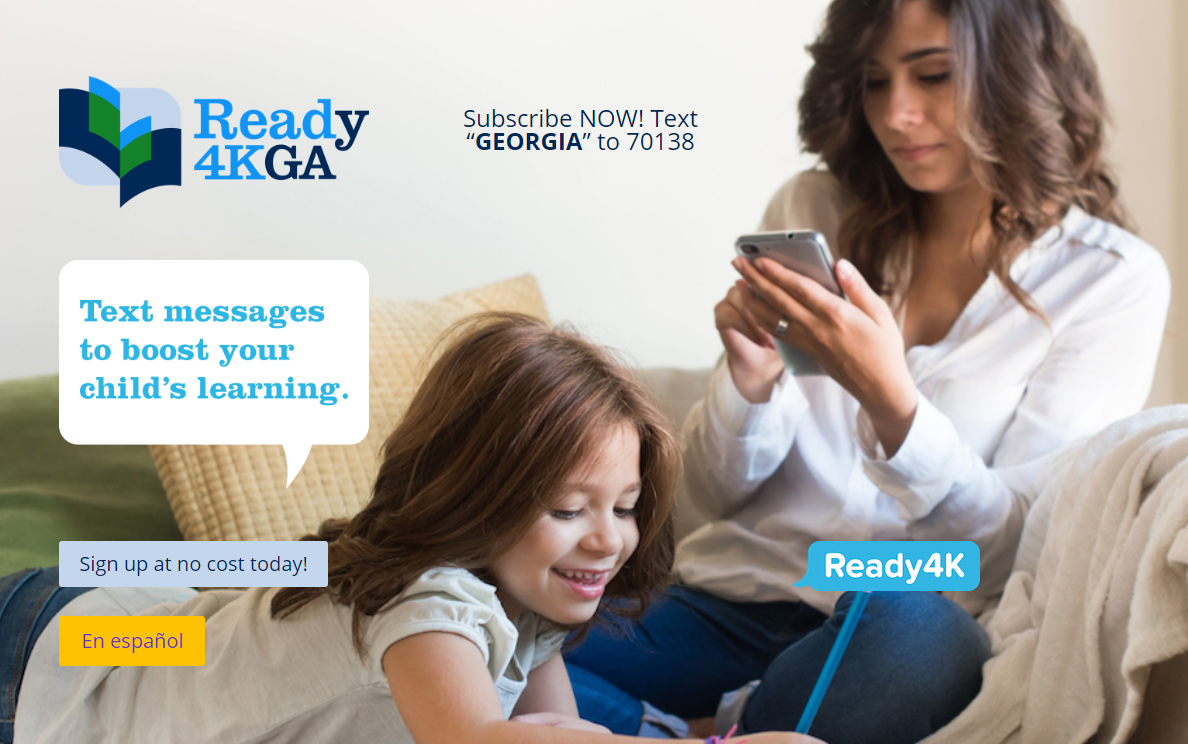 Ready 4KGA, text messages to boost your child’s learning