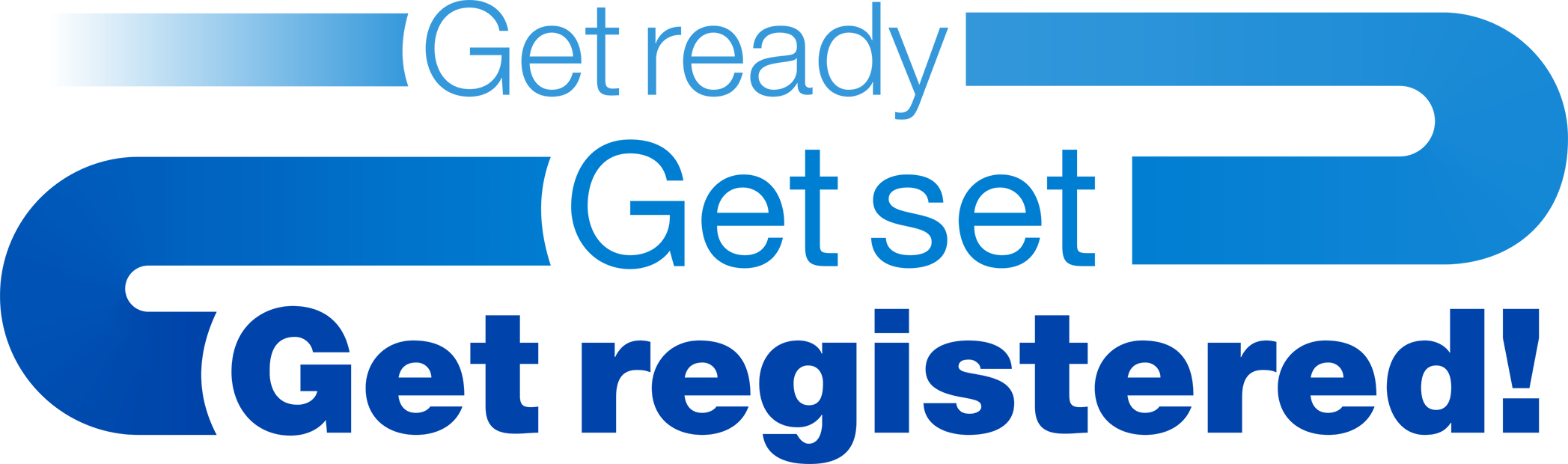 Get ready, get set, get registered