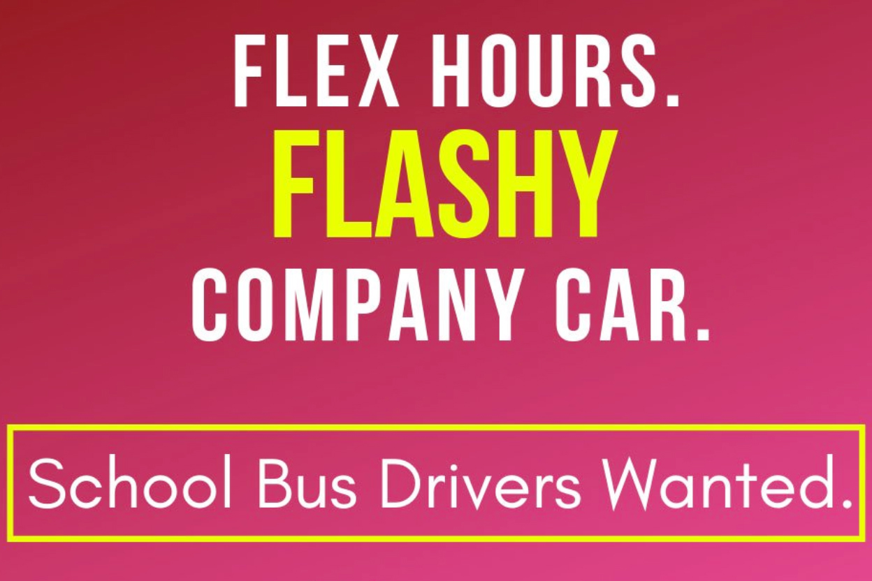 School Bus Drivers Wanted