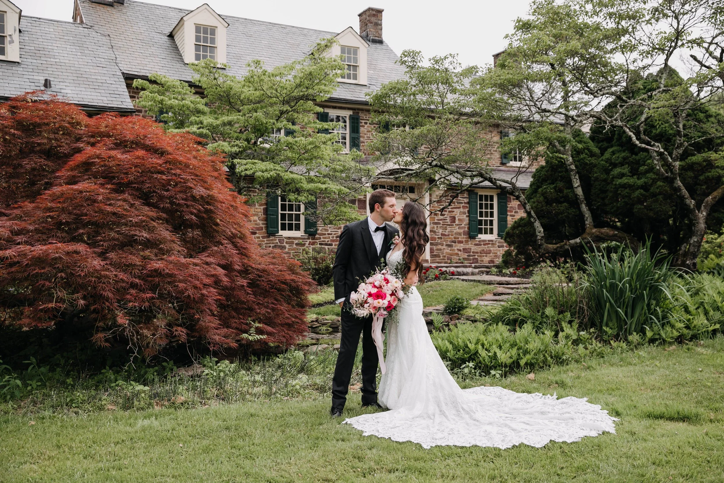 Anastasia + CJ | Pearl S. Buck House Wedding | Perkasie, PA