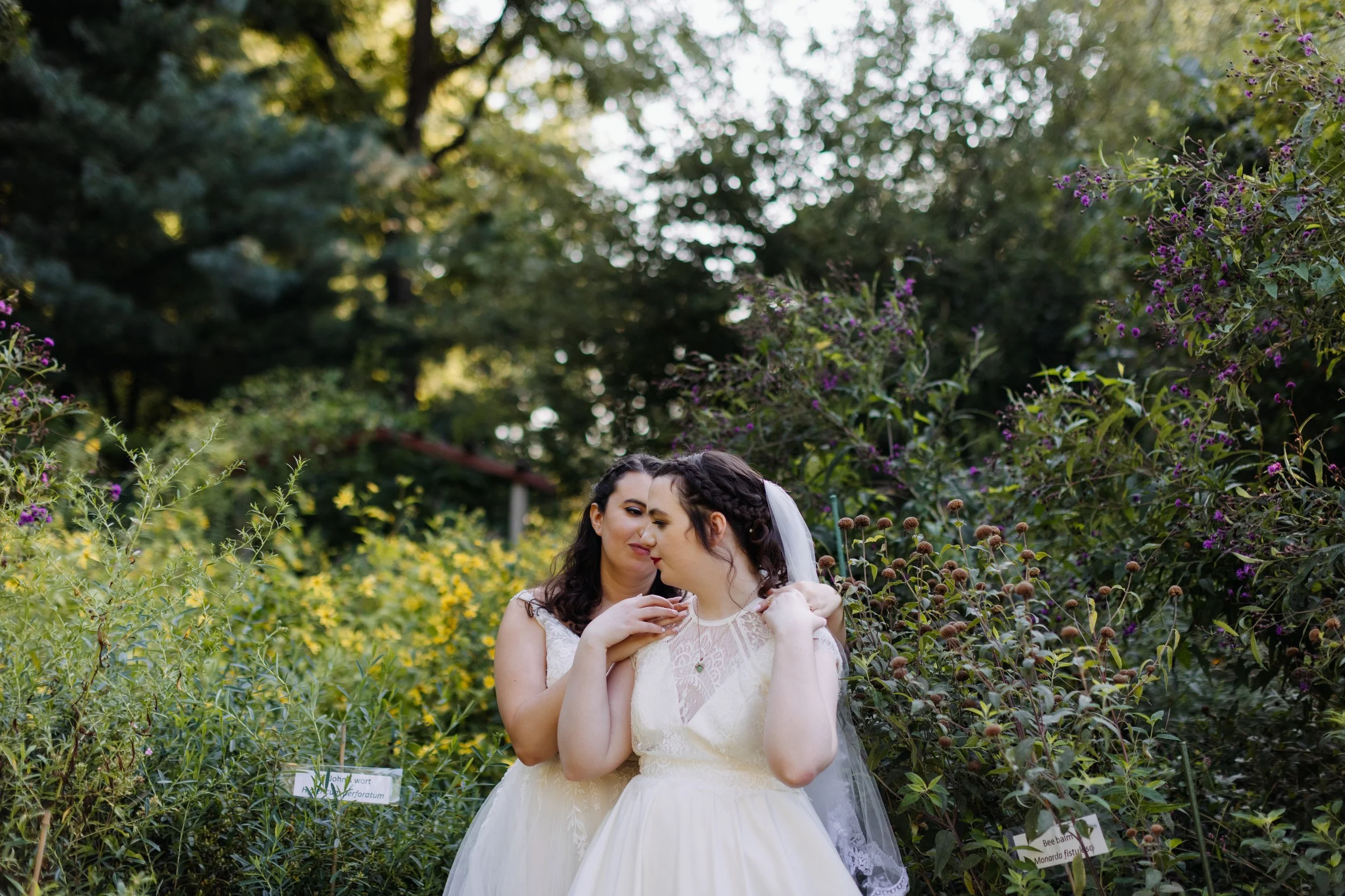 Aya + Jordyn | Philadelphia Wedding Chapel + Awbury Arboretum | PA