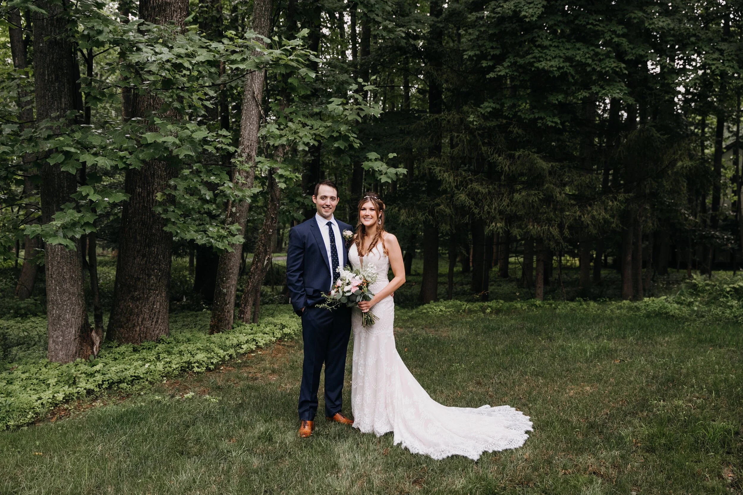 Mary Kate + Alex | Promise Ridge Micro Wedding | Stroudsburg, PA