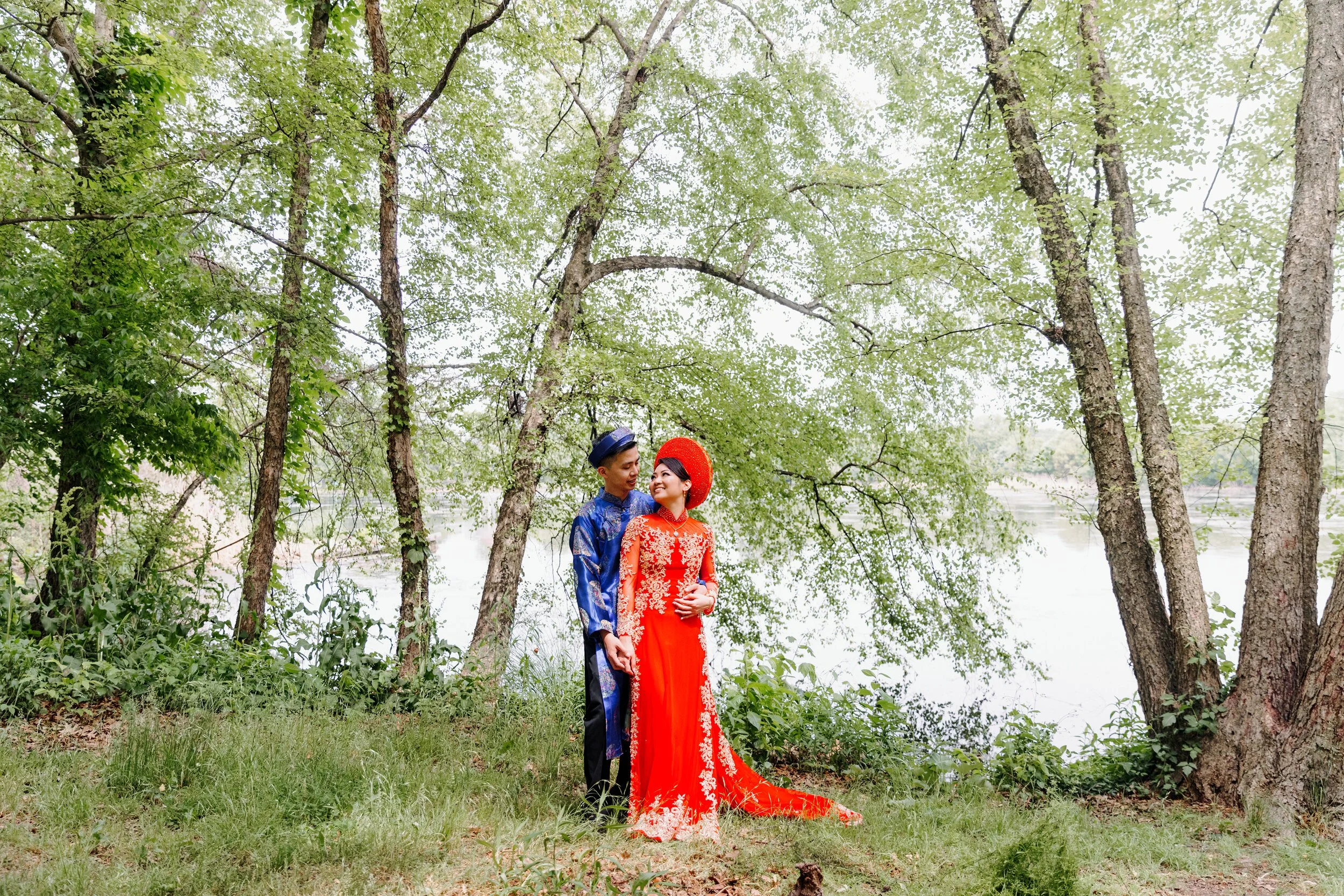 Keng + Ket | FDR Park Wedding Portraits | Philadelphia, Pa