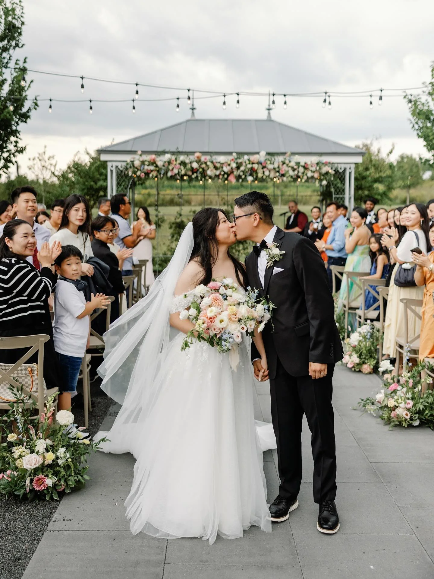 Nina + Potent&rsquo;a wedding at @terrain_delval included so many special moments throughout the day including Polaroids of each guest, little satchels of candies at each place setting, and a fun filled scavenger hunt during their reception! We loved