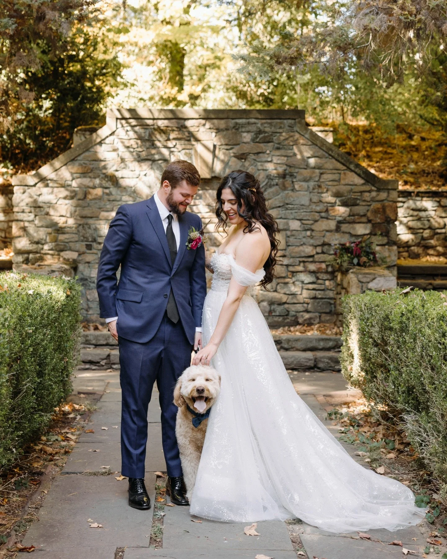 Happy Anniversary to Becca + Bobby! We hope the past year has been as magical as your wedding day 😍