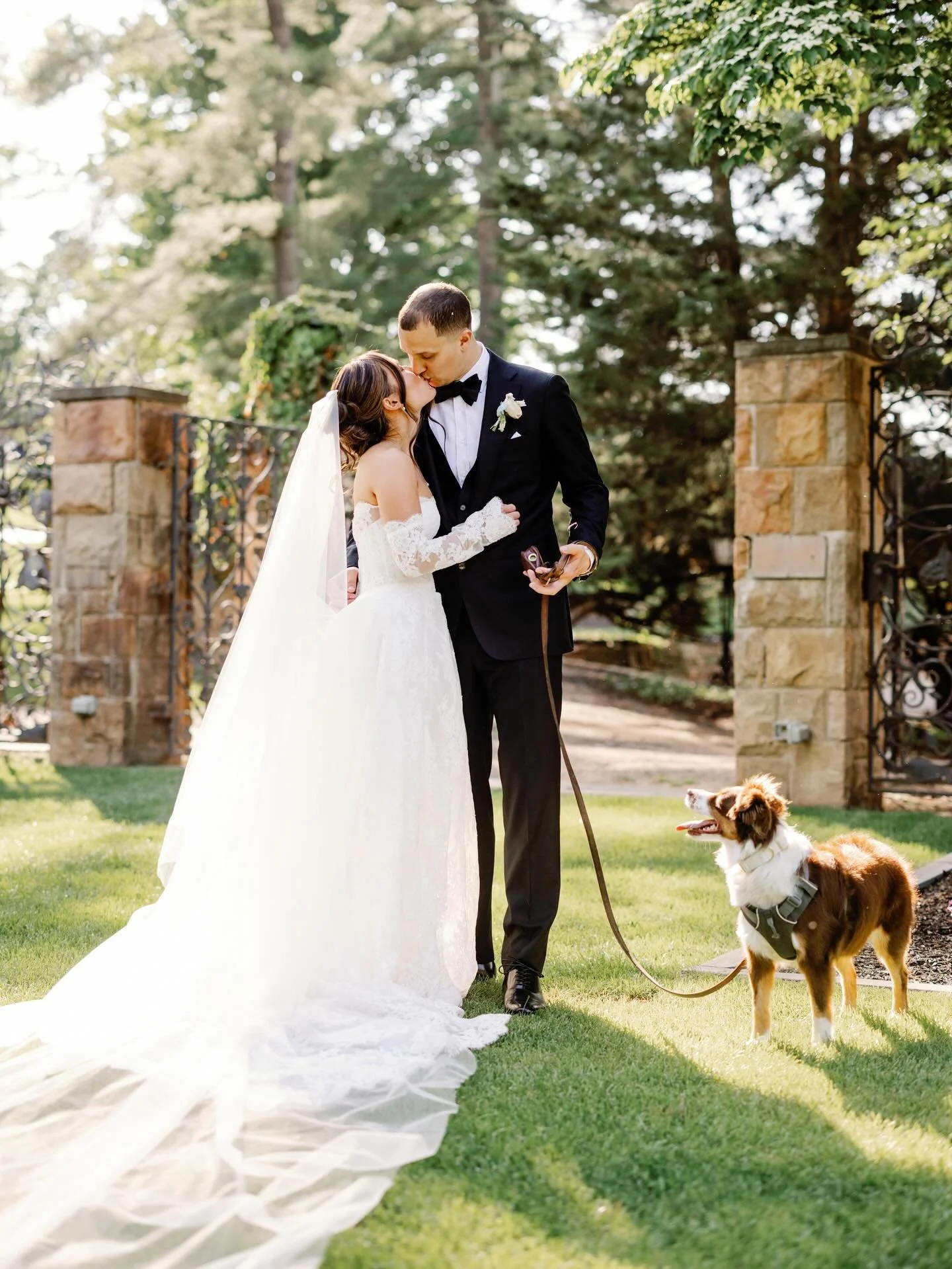 Happy Anniversary to Jenny + Adam! We can&rsquo;t believe it&rsquo;s already been a year! We hope you had the best day and many more anniversaries to come. Tell Bella we said hi!