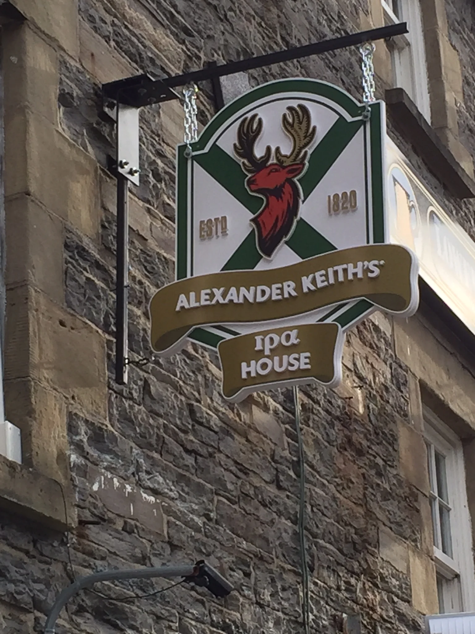 Alexander Keith's IPA House signage