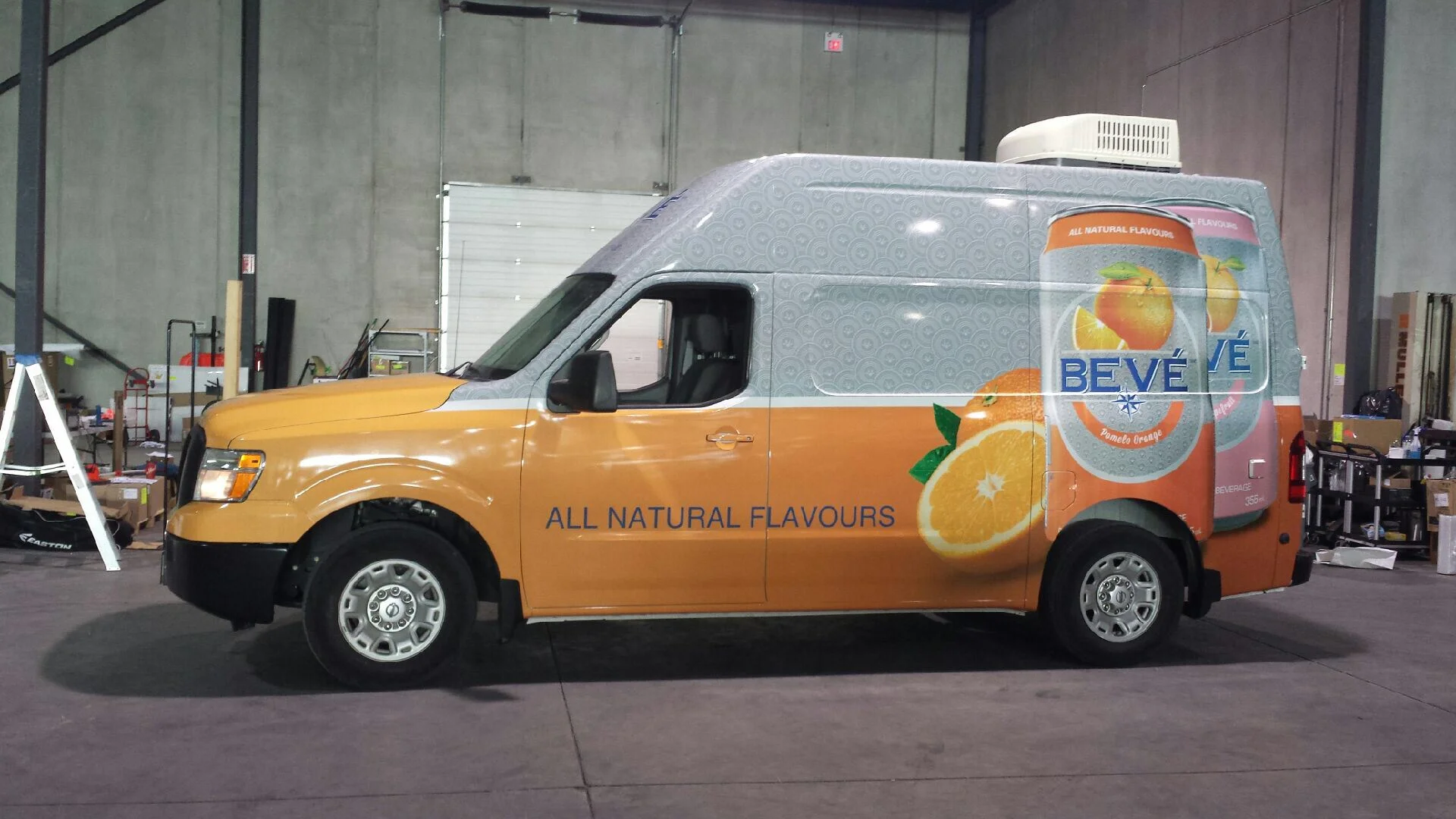 Vehicle wrap - Bevé Mobile Mixer