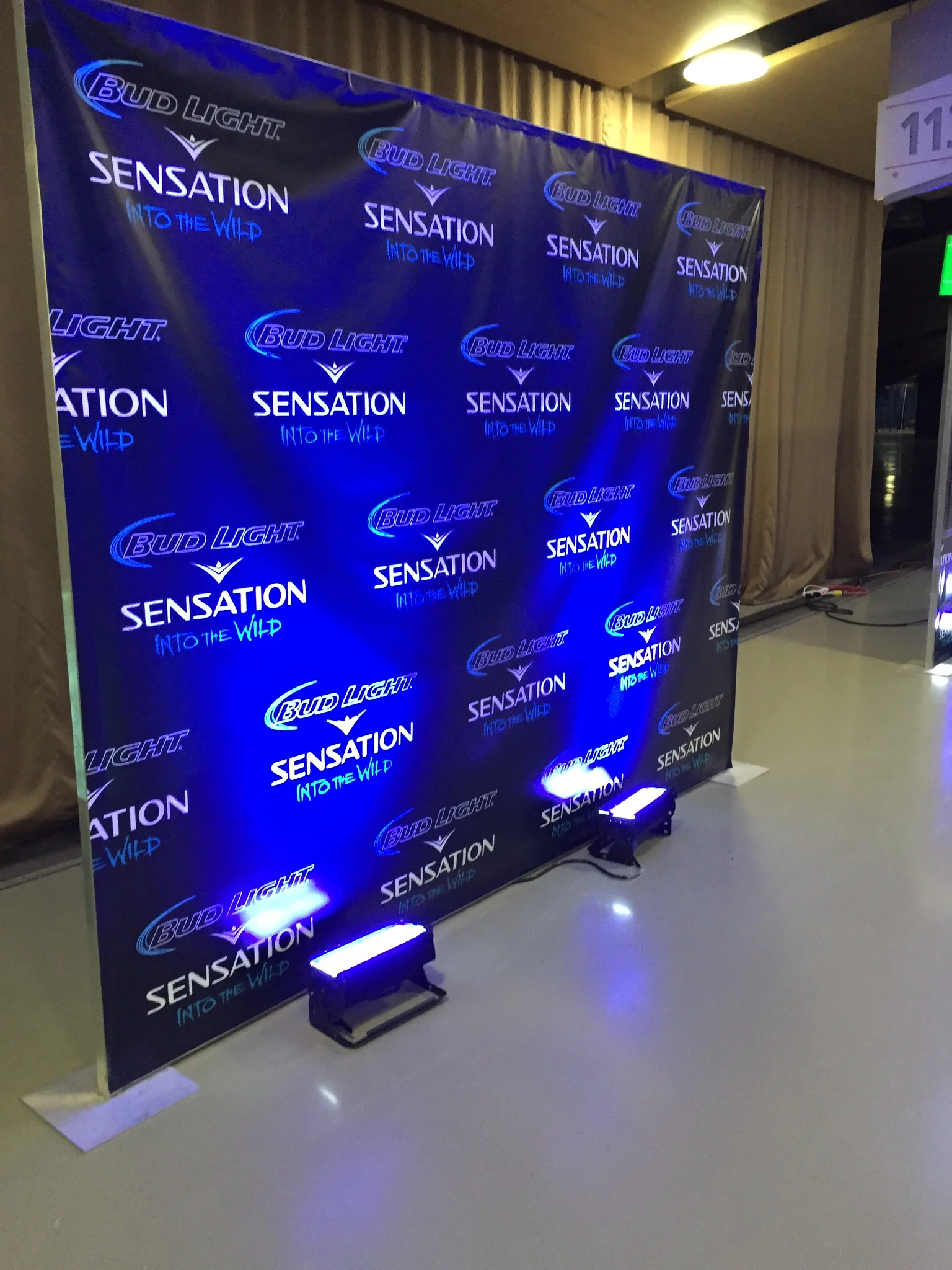 10'x8' backdrop - Bud Light Sensation: Into the Wild 2014