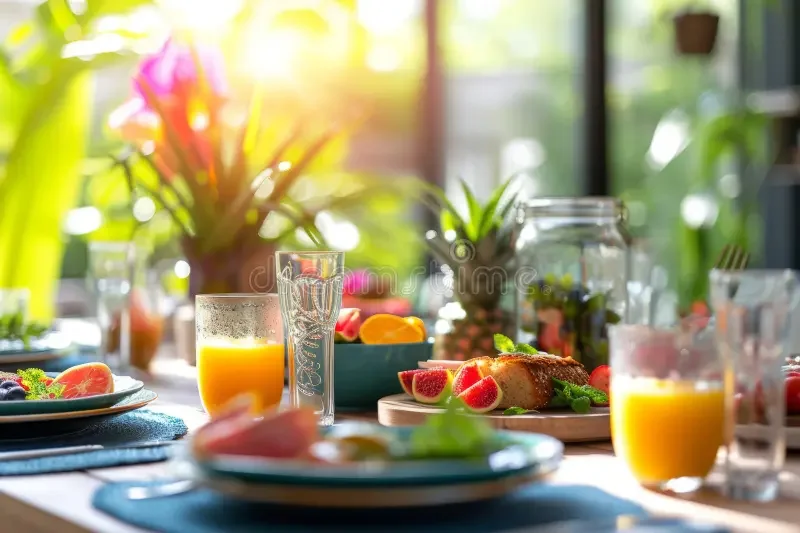 closeup-beautifully-set-brunch-table-colorful-dishes-generative-ai-illustration-308961968.webp