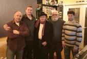 Recording session with Damien Dempsey, Ronnie Drew, Dave Fleming and Myles Drennan