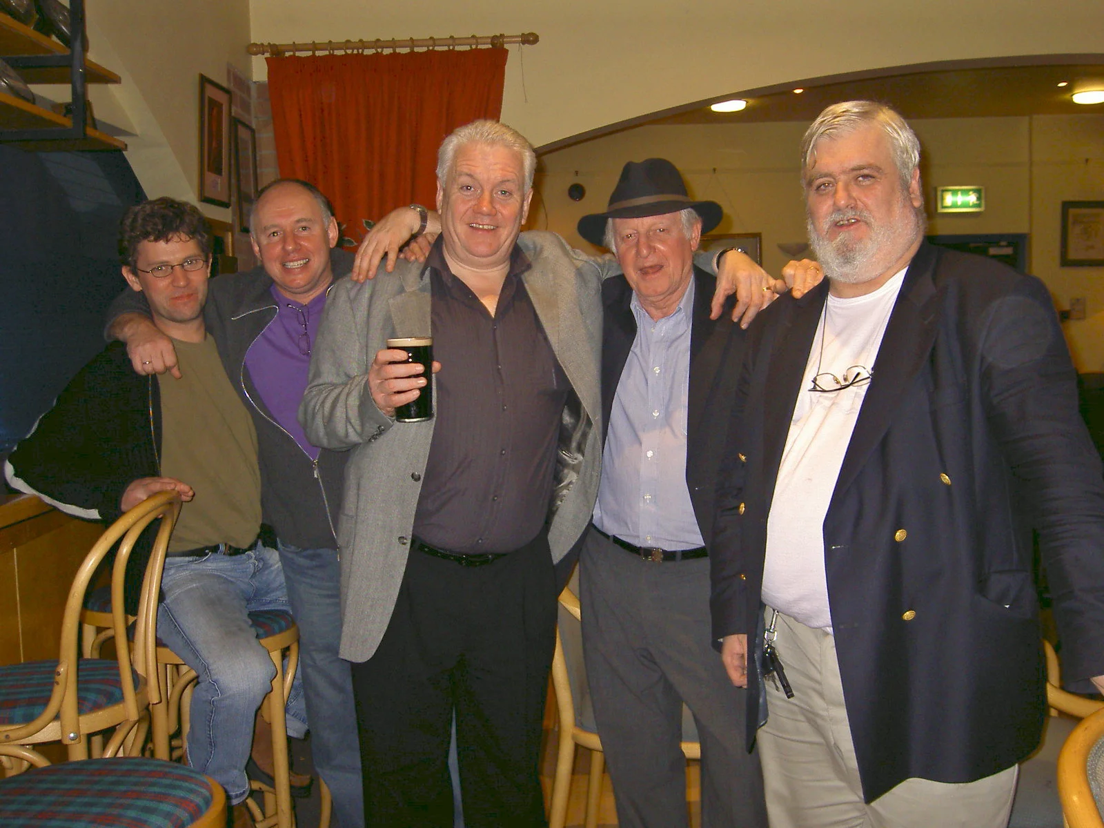 Myles Drennan, H.B, BruceAdams, Roy Williams and Dave Fleming in Belfast 03
