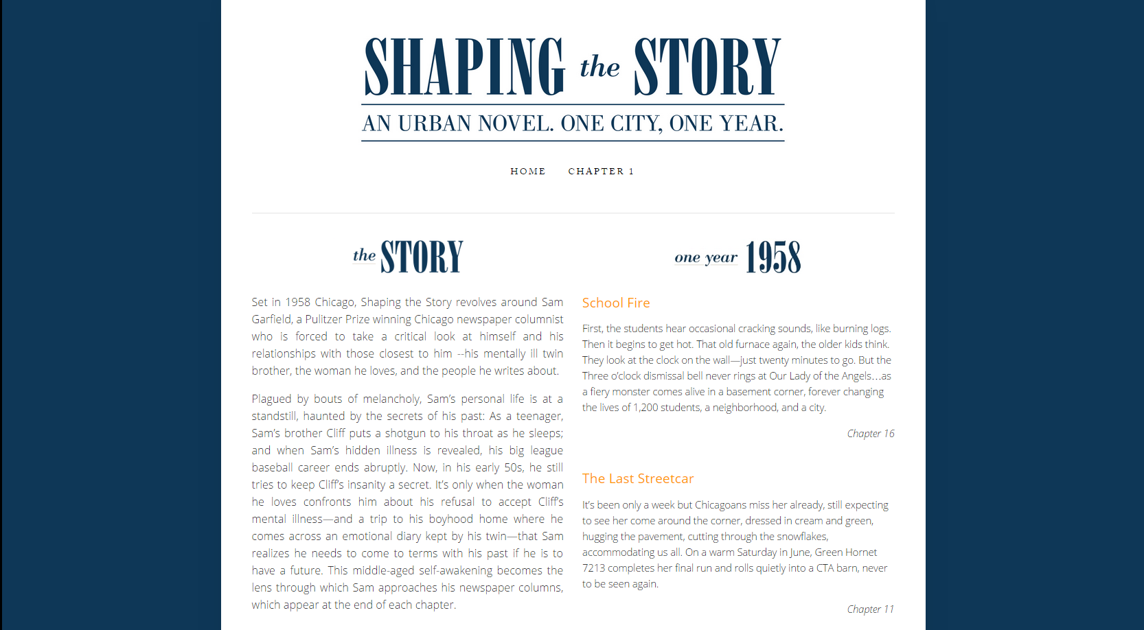 eBook Publishing & Companion Marketing Website