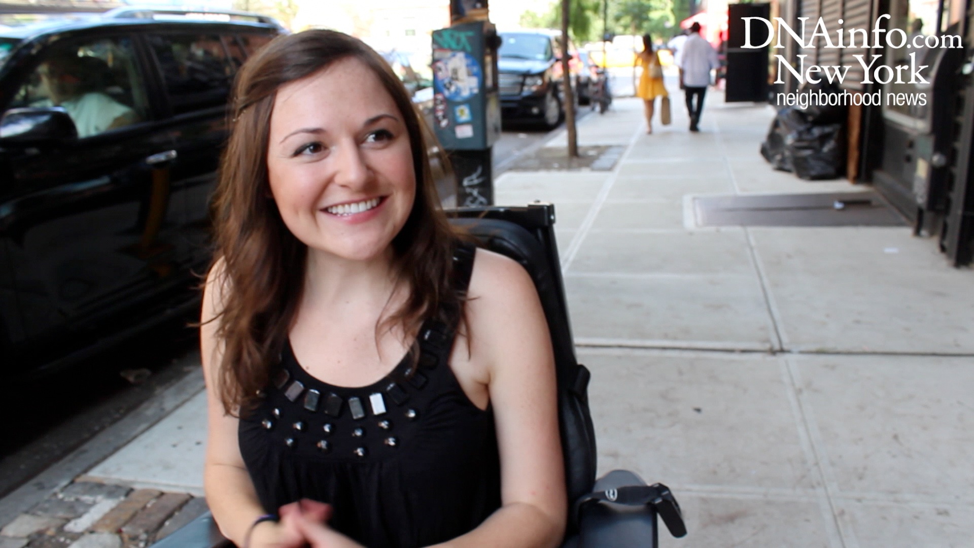 Ms. Wheelchair America Struggles with East Village Curbs and Steps