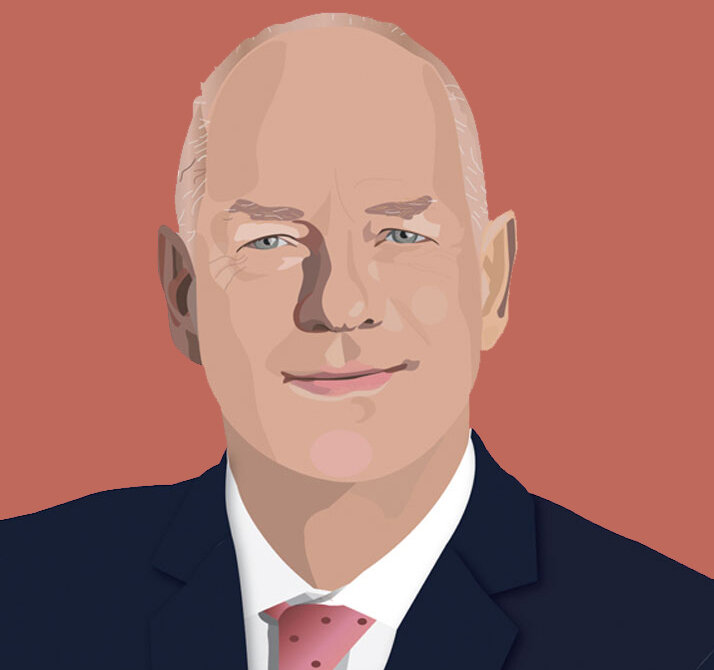 Illustration of Andrew Witty, Optum CEO