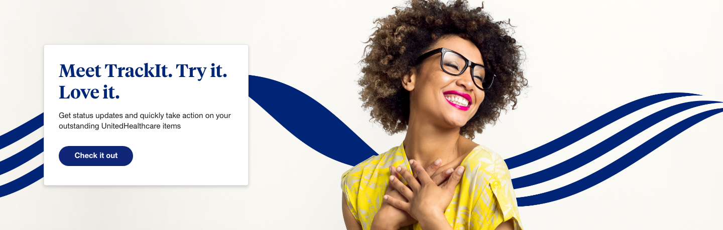 TrackIt Banner Billboard ad on UHC Provider website