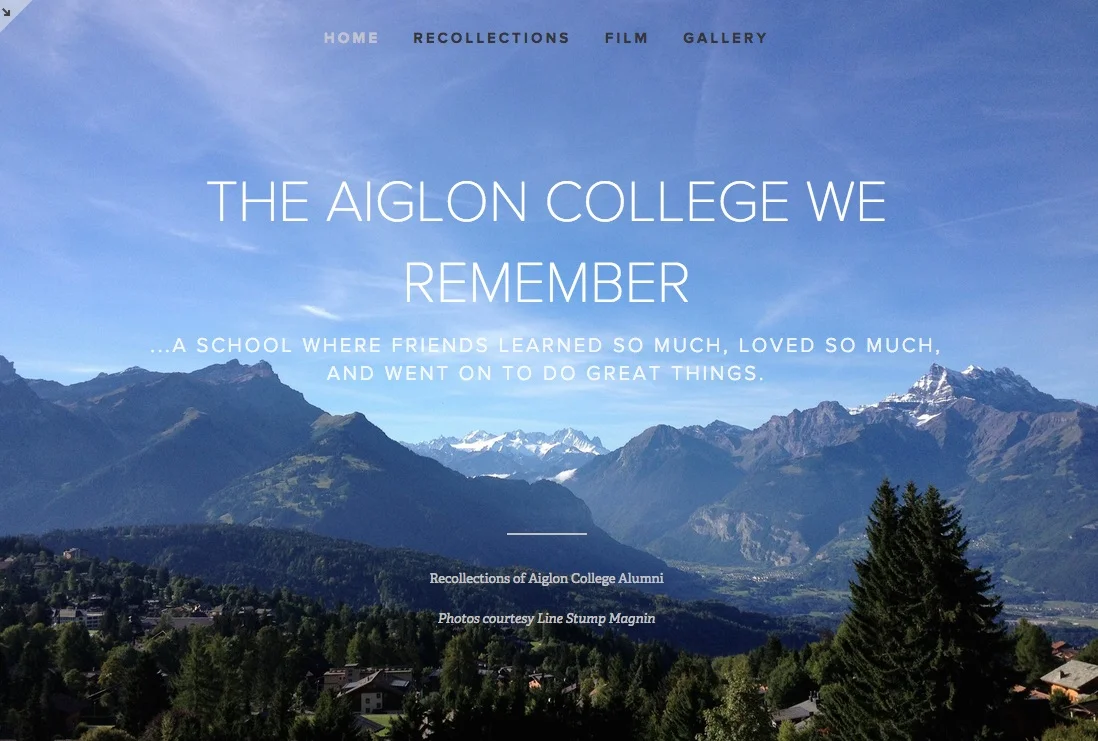 The Aiglon College We Remember
