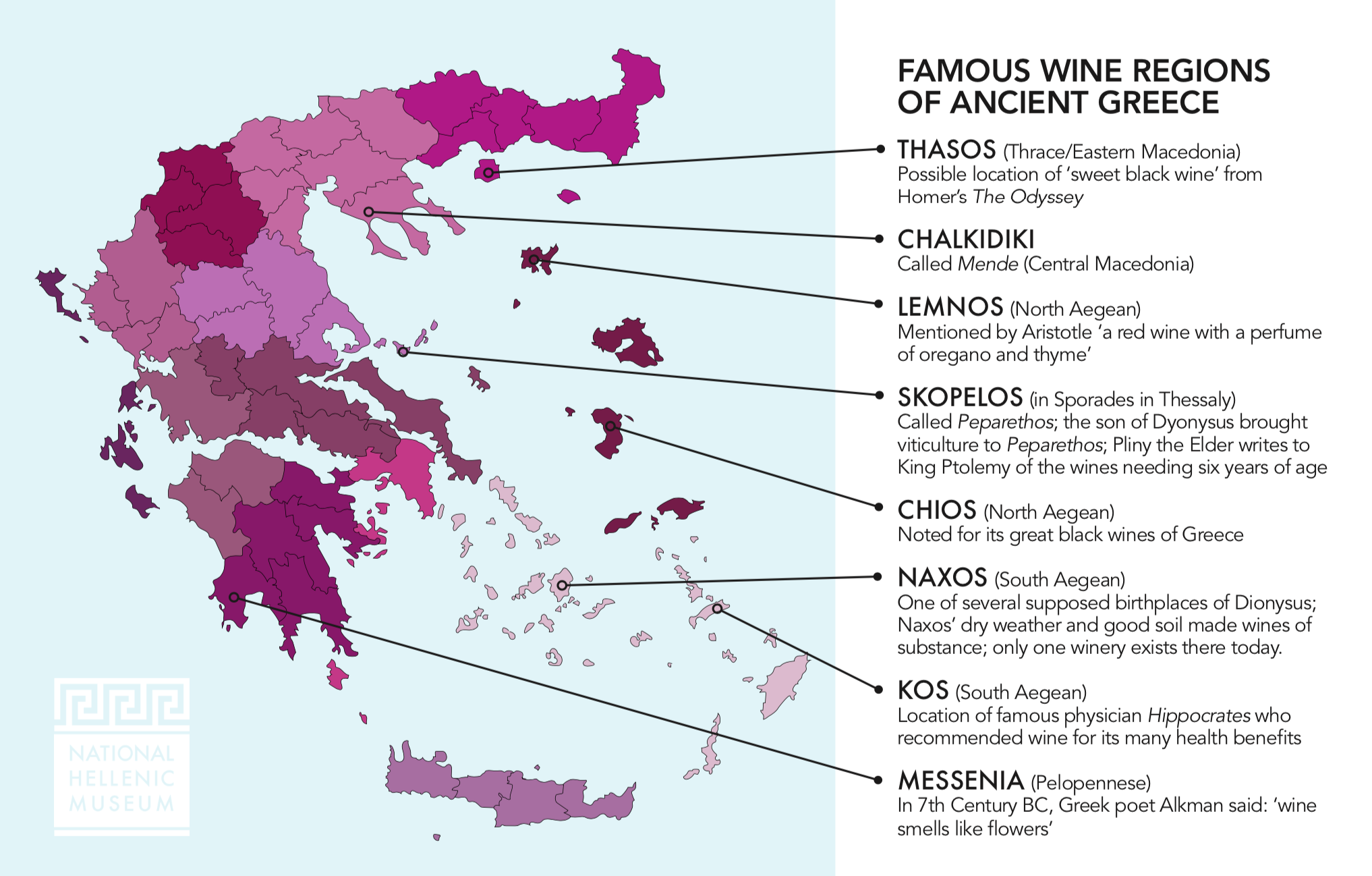  WINES OF GREECE - Info Card 