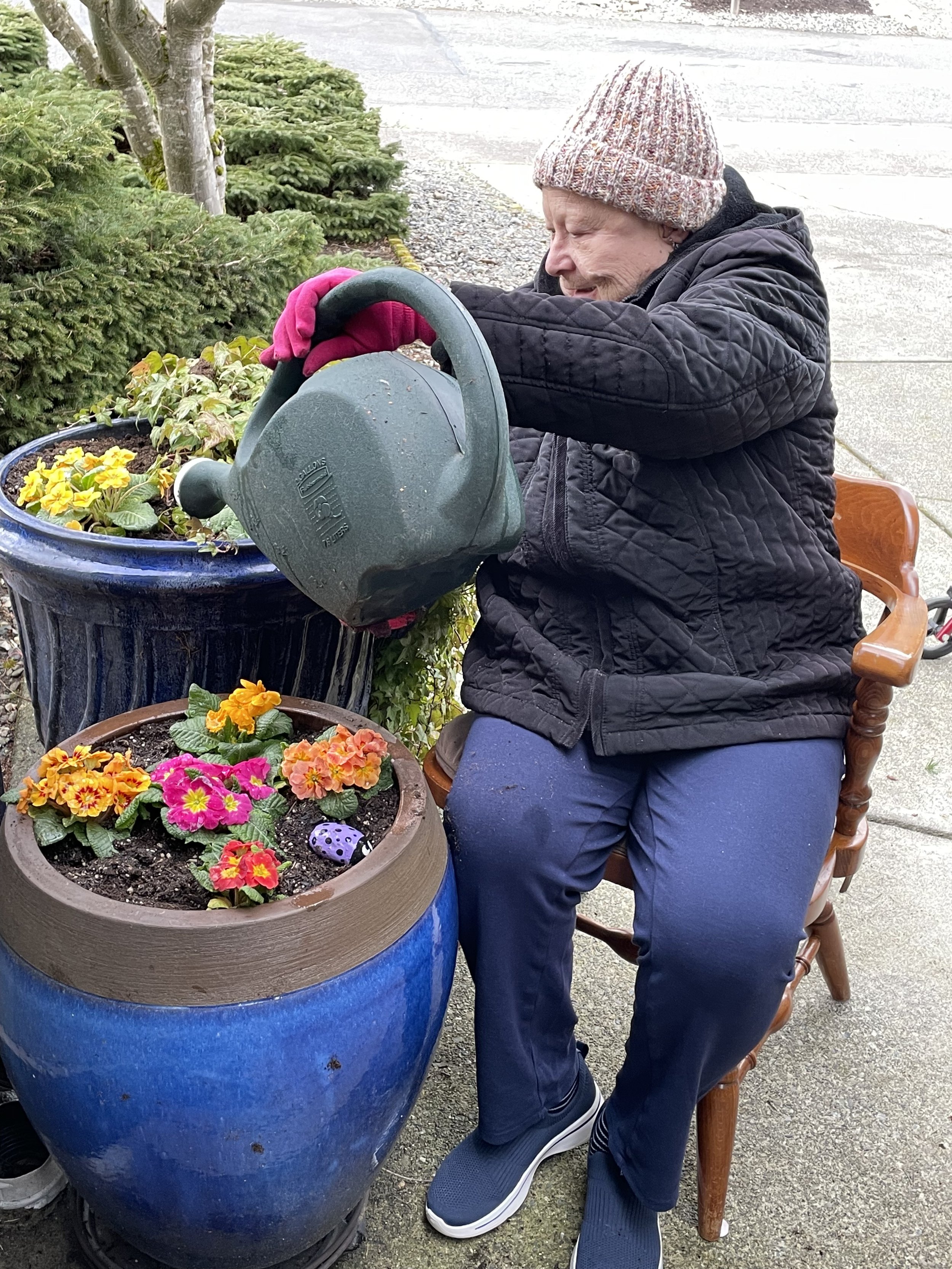 It is never too cold to garden at BBAFH!