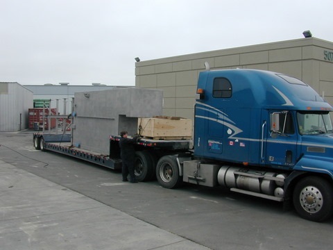   Support structure&nbsp;for a pollution control company from Vallejo, CA to Burns Lake, BC.  