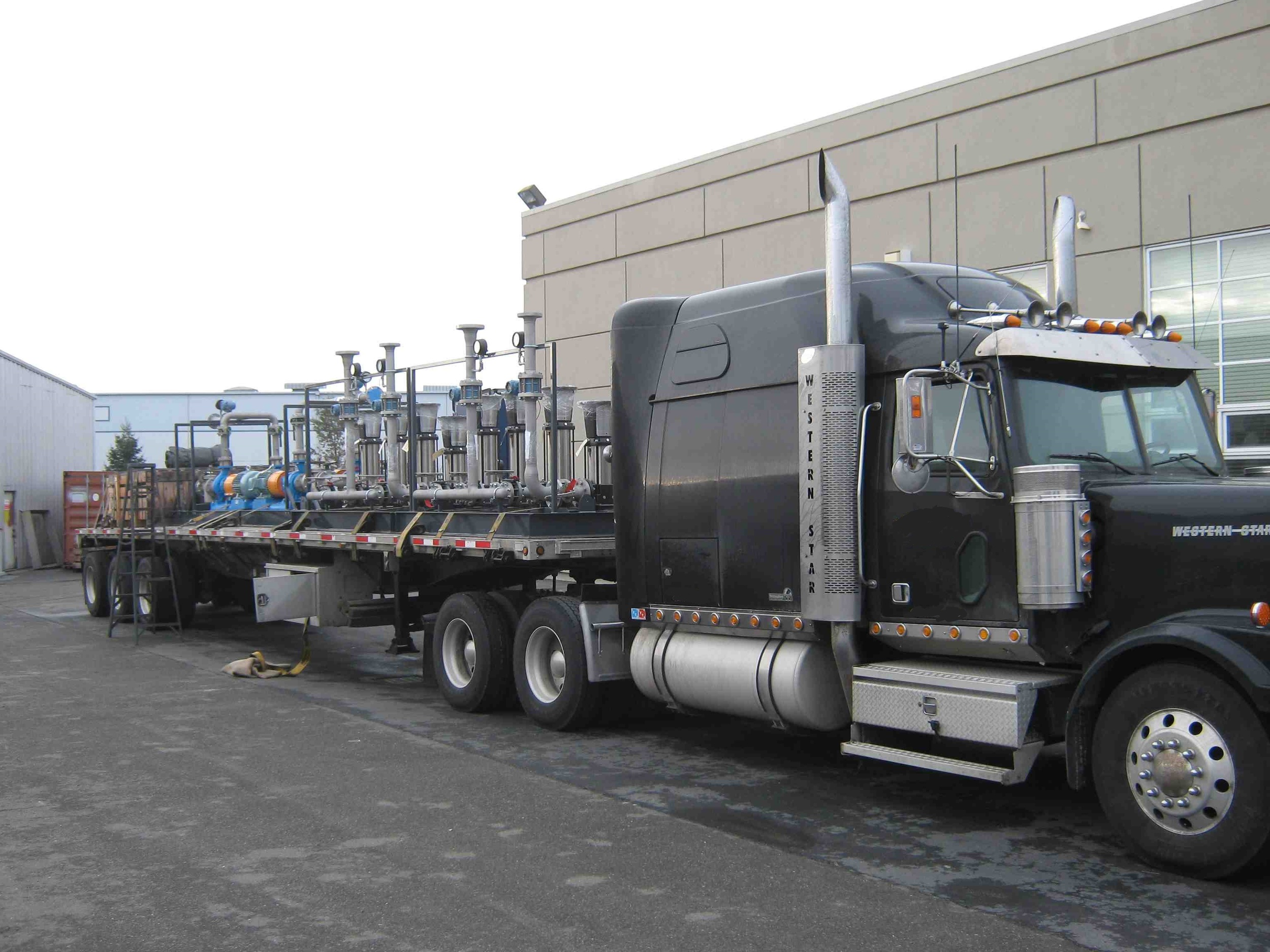   Palletized  &nbsp;Machinery for a pollution control company from Vallejo, CA to Burns Lake, BC.  