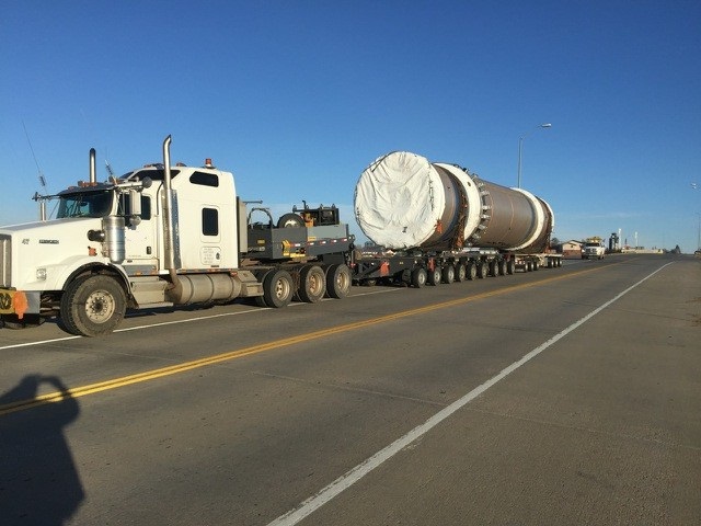   243,000 pound "Rotary Steam Tube Dryer" from South Heart, ND to the Port of Houston, TX for export.  