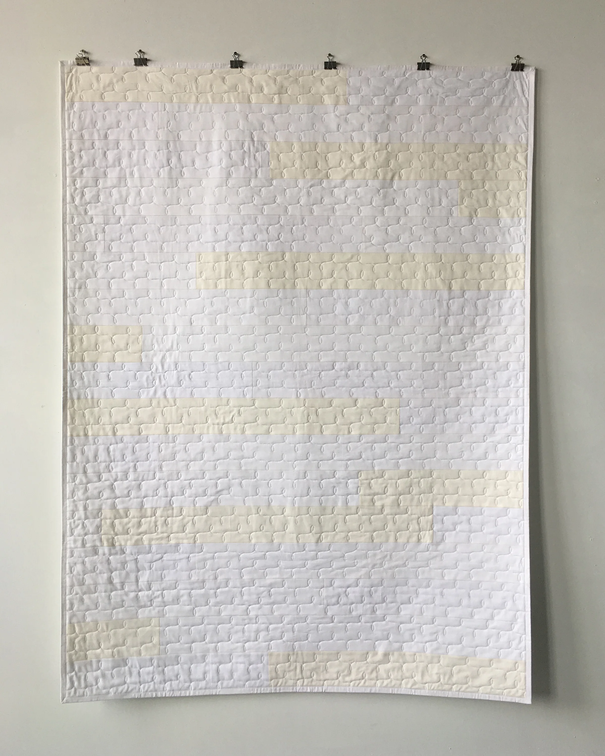   What You Can’t See  cotton fabric, thread, and batting 64” x 50” 2014 