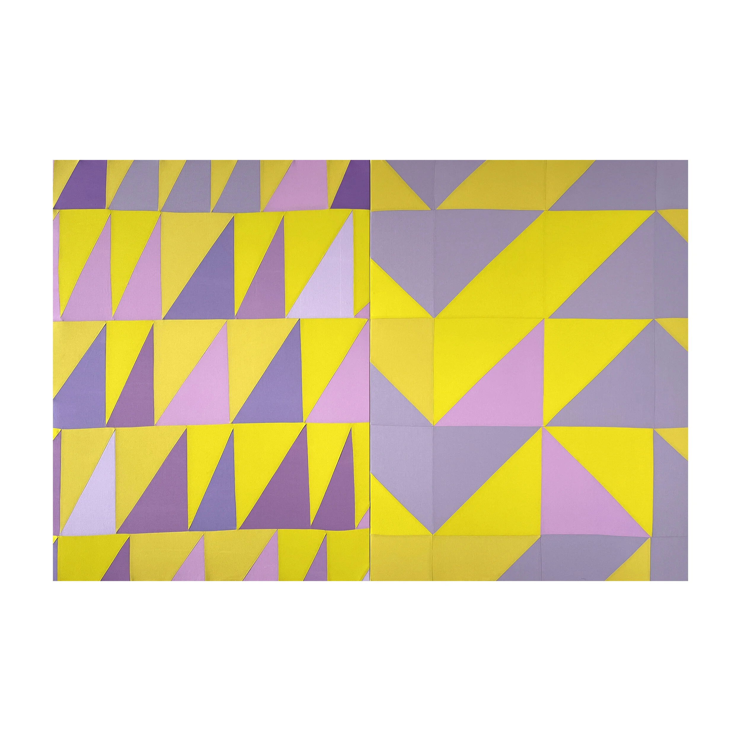  Your Voice Was All I Heard sewn cotton 48” x 72” 2021 