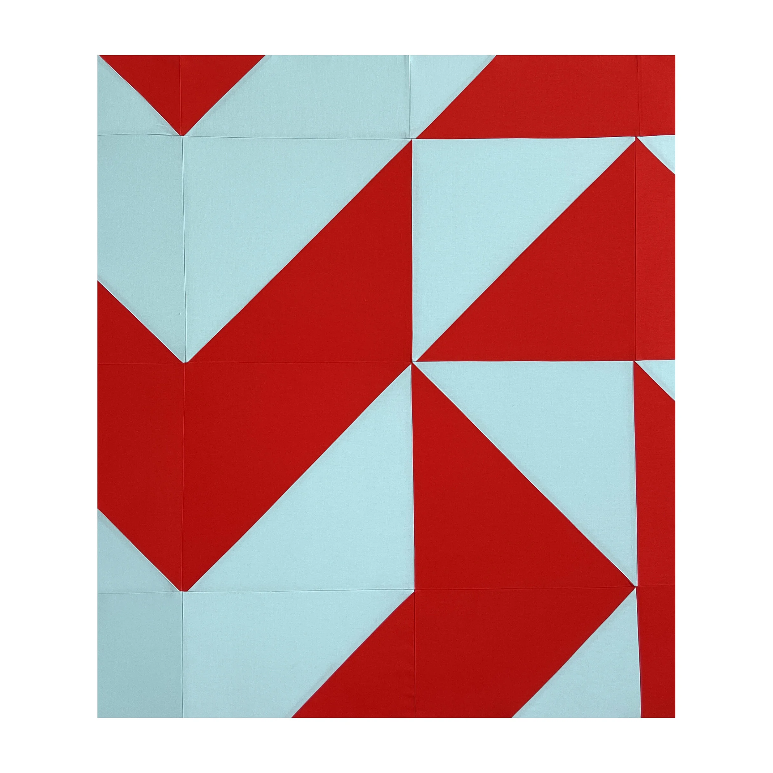  A Storm Blows Up In Her Eyes sewn cotton  36” x 32” 2021 