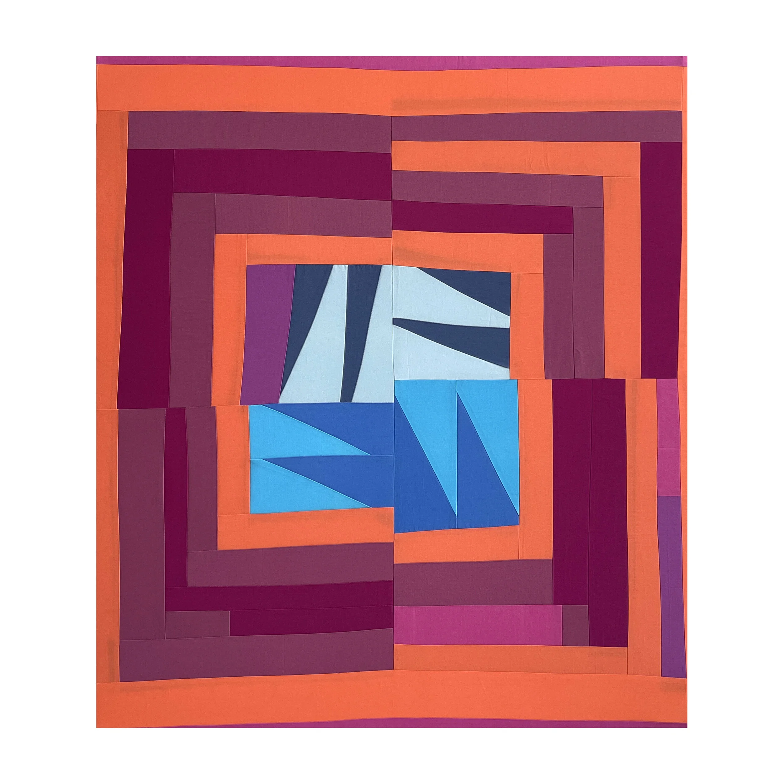  When the Stars Fall From The Sky sewn cotton 36” x 32” 2021 