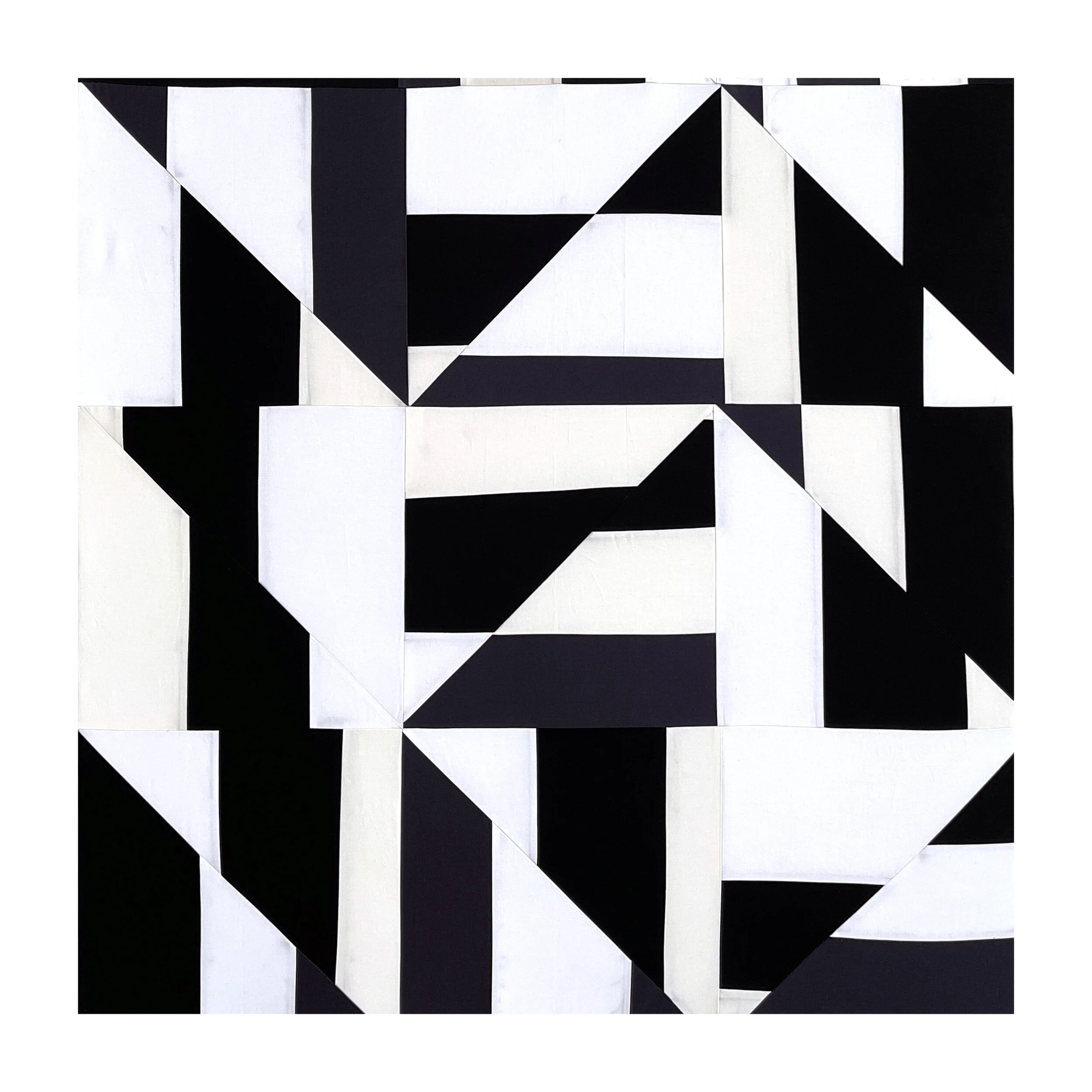  I Can't Believe the News Today sewn cotton 36” x 36” 2021   