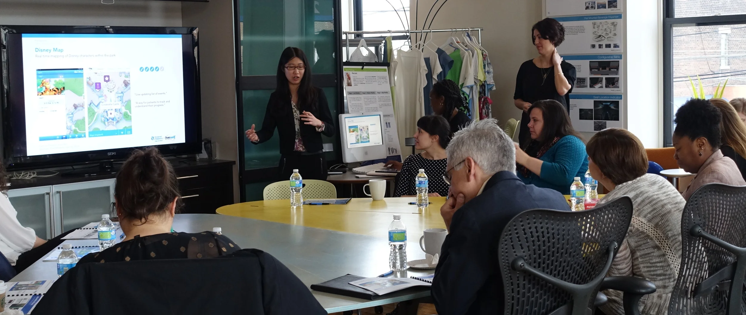 I was presenting to the client team.