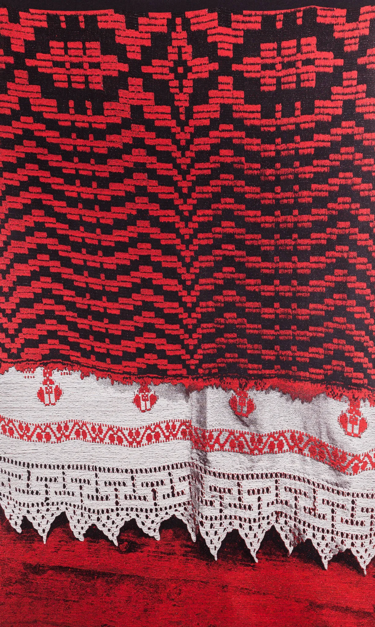 Jacquard woven work “Bed Cover” will be exhibited at the exhibition “Garden of Eden”, Haslach, Austria.