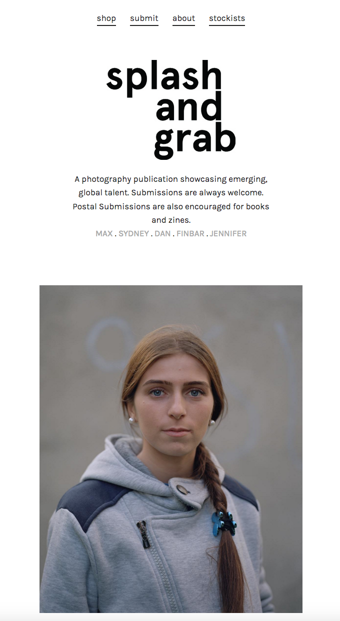 The Splash & Grab Website