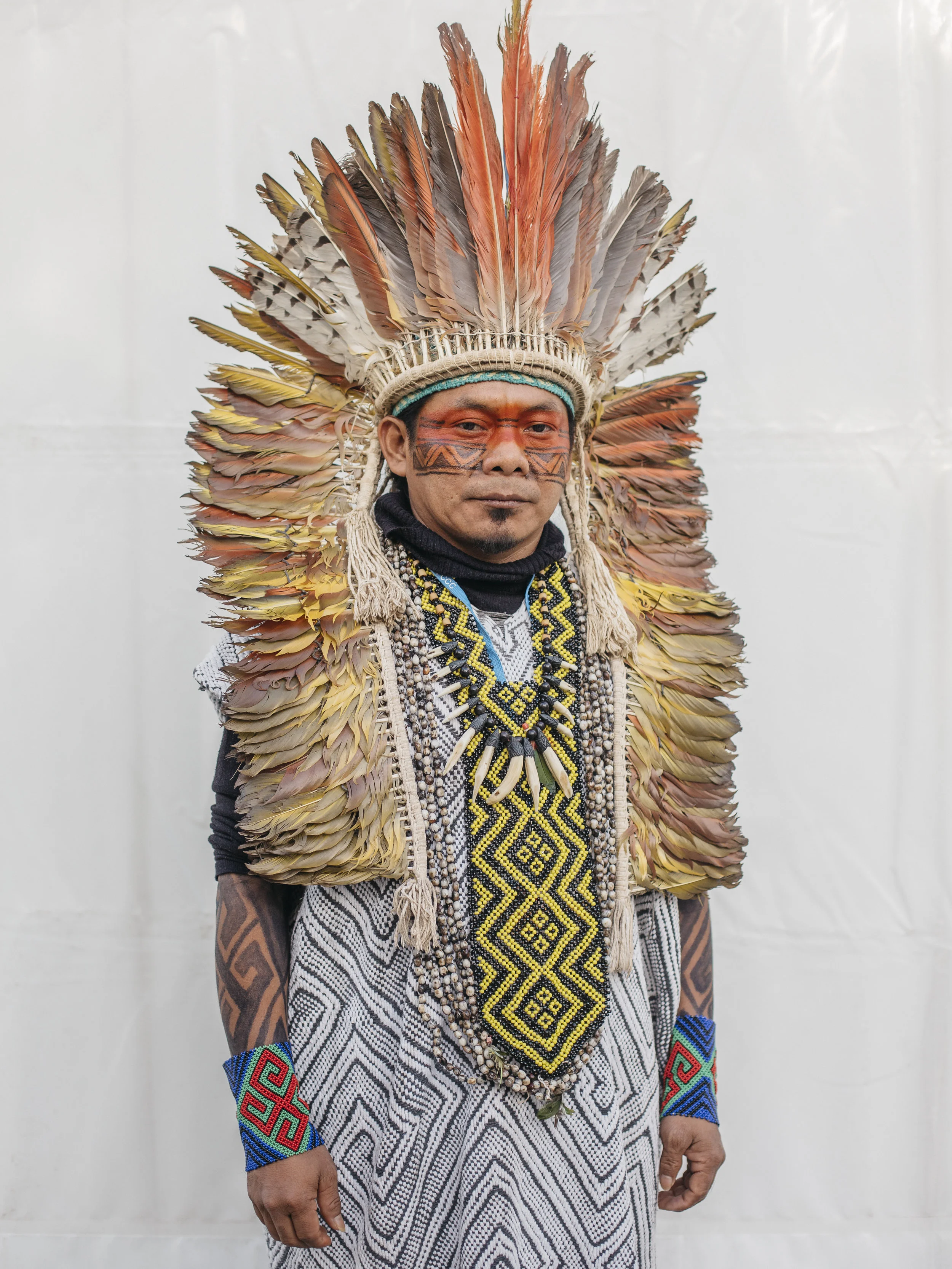 Ninawá Huni Kui, president of the Huni Kui people from Brazil.
