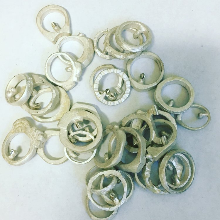 Wax Ring Carving Workshop @ Pop Up at Number 8, Market Harborough : Afternoon Session