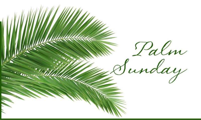 Sunday Service of Worship, March 29th, Palm Sunday....