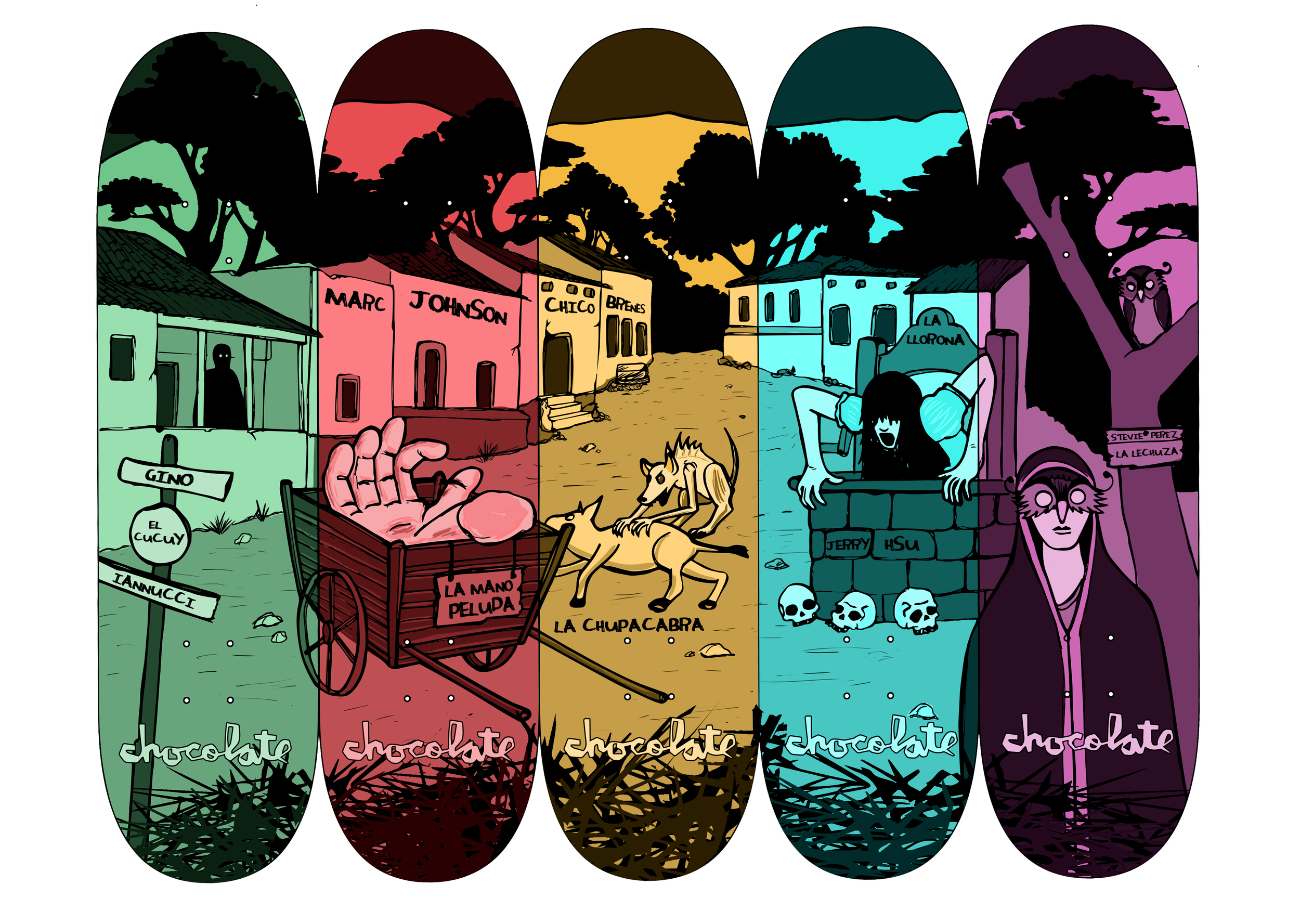 "Bestia en la Noche" Skateboard Series