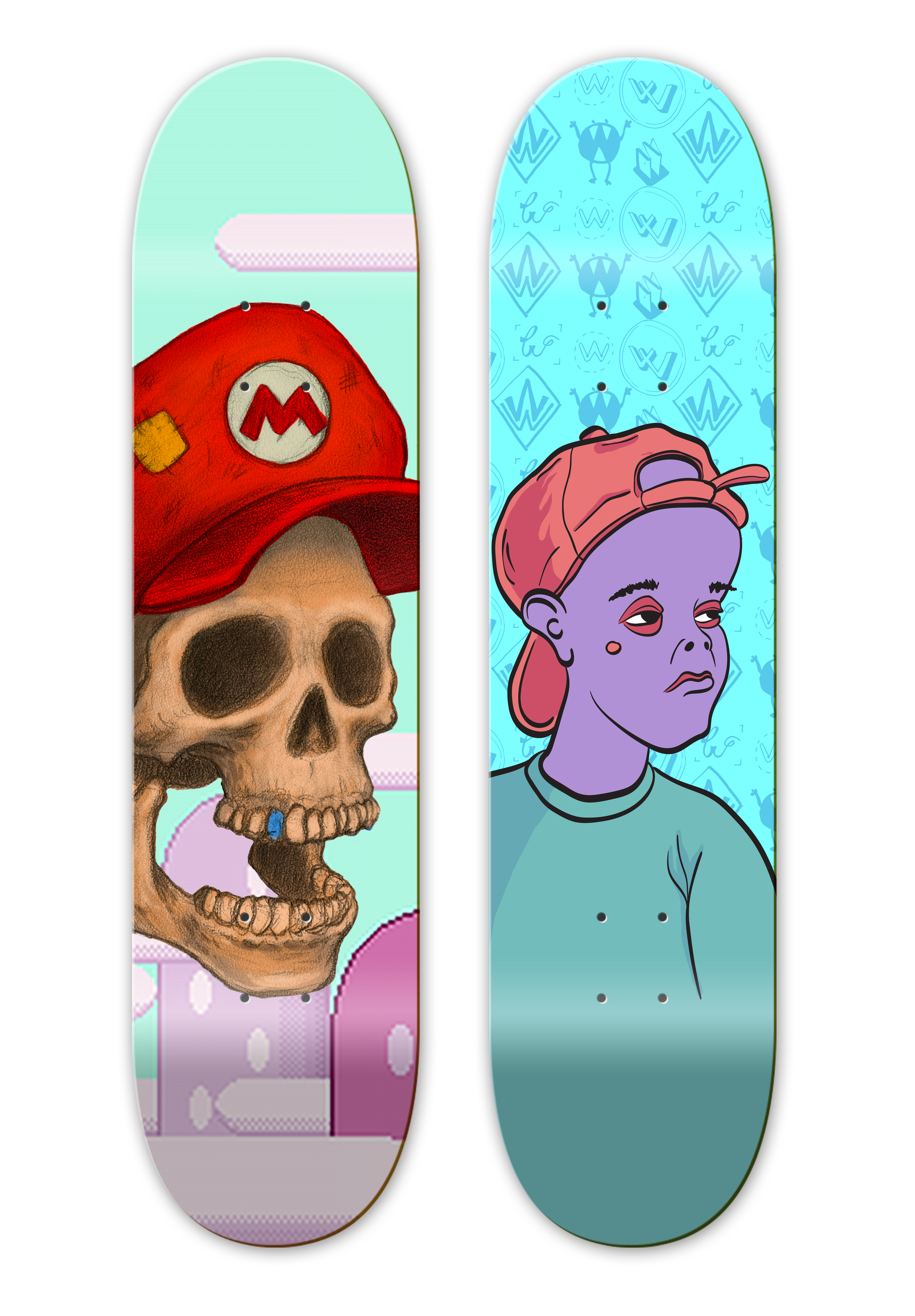 Mario board & Mad Kid.jpg