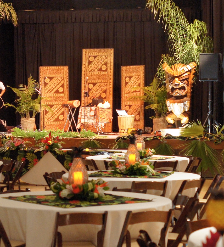 Hawaiian Tropical Tiki Hut Table Honeycomb Centrepiece Decoration Island Party 