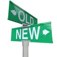 Out With The Old In With The New