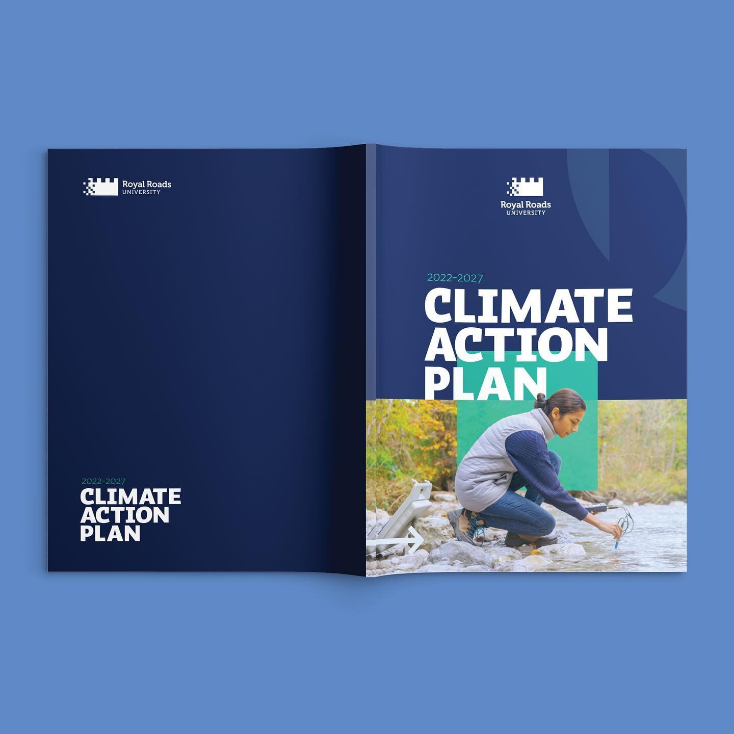 &ldquo;Towards a greener future&rdquo;

I had the pleasure of working with #rru creative and marketing teams, putting their bold branding to use. In an engaging multi document layout for their 2022-2027 Climate Action Plan! 

On a personal note I&rsq