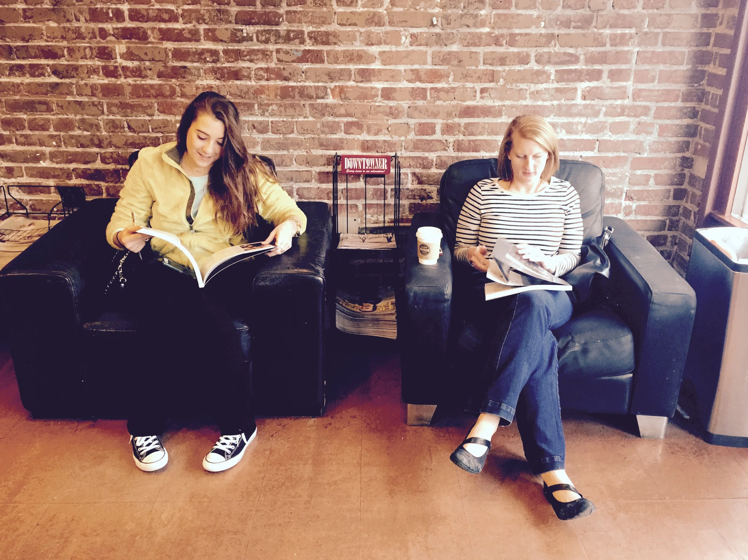 The "J Girls" seeing the book for the first time